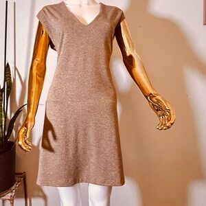 NWT OLD NAVY Gold/Bronze Metallic/ Glittered Dress. Sz L